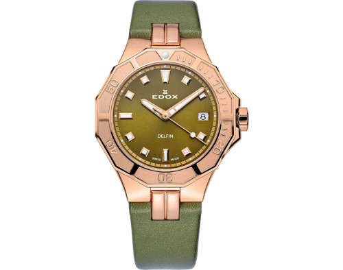 EDOX Delfin Diver 53020-37RC-VR Reloj Cuarzo para Mujer