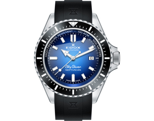 EDOX Skydiver Neptunian 80120-3NCA-BUIDN Montre Mécanique Homme