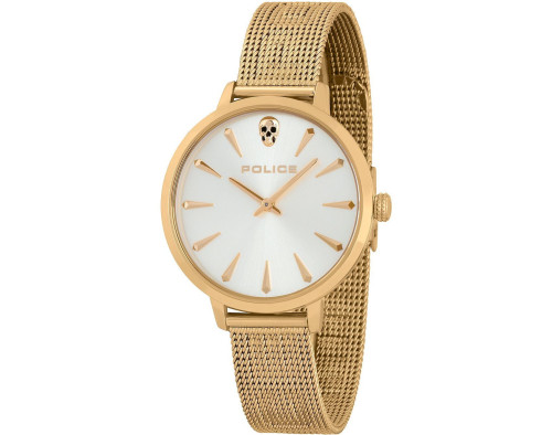 Police Miona PL.16035MSG/22MM Quarzwerk Damen-Armbanduhr