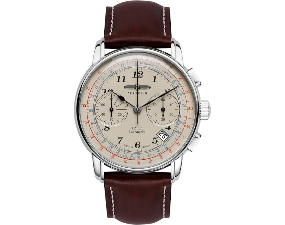 Zeppelin LZ-126 Los Angeles Zeppelin Chrono 7614-5 - Airline Edition Quarzwerk Herren-Armbanduhr Zeppelin LZ-126 Los Angeles Zeppelin Chrono 7614-5 - Airline Edition Quarzwerk Herren-Armbanduhr