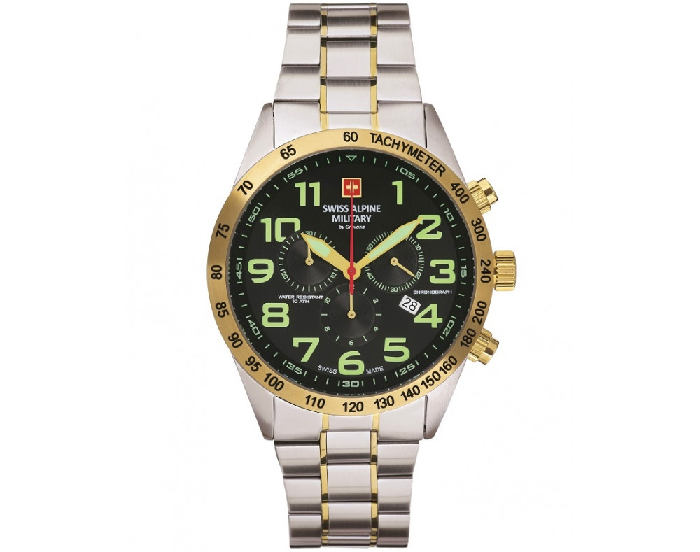 Swiss Alpine Military SAM7047.9144 Quarzwerk Herren-Armbanduhr