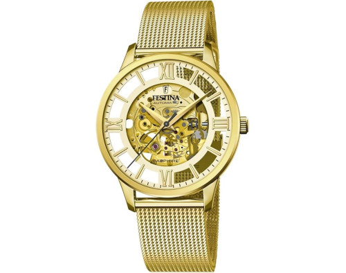 Festina Skeleton F20667/1 Mechanisch Herren-Armbanduhr