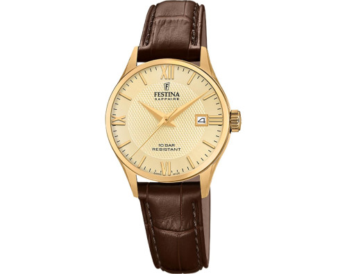 Festina Swiss Made F20011/6 Quarzwerk Damen-Armbanduhr