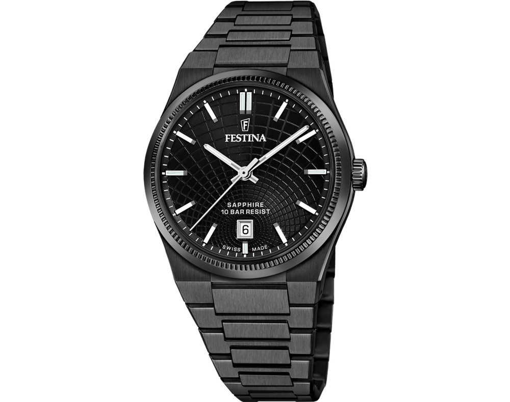 Festina Rivé Swiss Made F20080/1 Quarzwerk Herren-Armbanduhr Festina Rivé Swiss Made F20080/1 Quarzwerk Herren-Armbanduhr
