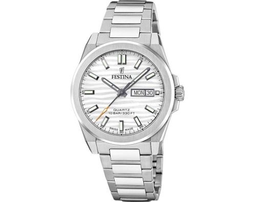 Festina Swiss Made F20073/1 Quarzwerk Herren-Armbanduhr