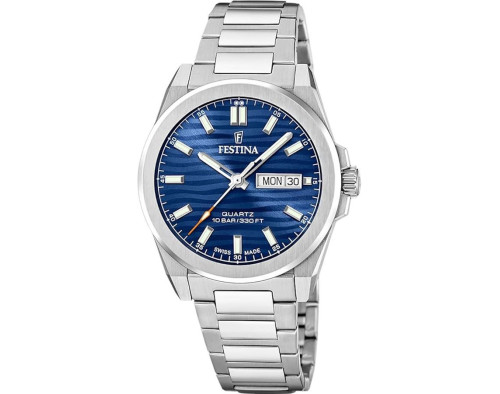 Festina Swiss Made F20073/3 Quarzwerk Herren-Armbanduhr