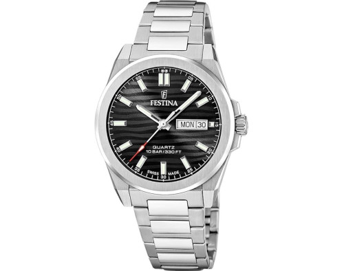 Festina Swiss Made F20073/5 Quarzwerk Herren-Armbanduhr