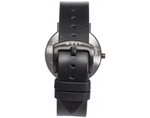 MAST Milano CFO Dark BS12-BK502M.WH.01I Quarzwerk Herren-Armbanduhr Einzeigeruhr