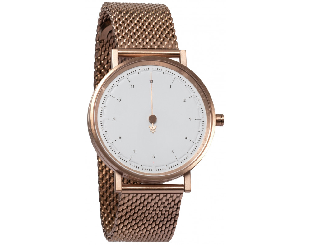 MAST Milano CFO Royal BS12-RG504M.WH.03S Montre mono aiguille Quartz Homme MAST Milano CFO Royal BS12-RG504M.WH.03S Montre mono aiguille Quartz Homme