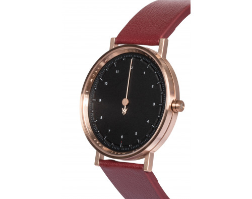 MAST Milano CFO Royal Black BS12-RG504M.BK.16I Quarzwerk Herren-Armbanduhr Einzeigeruhr