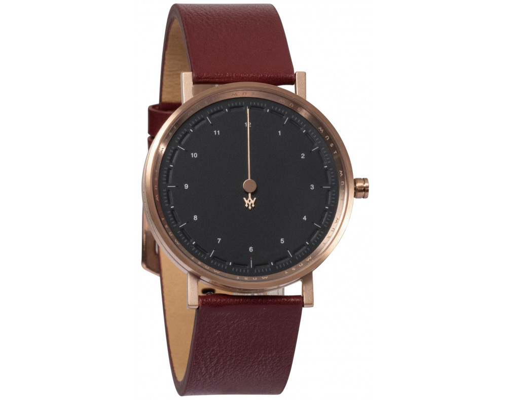 MAST Milano CFO Royal Black BS12-RG504M.BK.16I Montre mono aiguille Quartz Homme MAST Milano CFO Royal Black BS12-RG504M.BK.16I Montre mono aiguille Quartz Homme