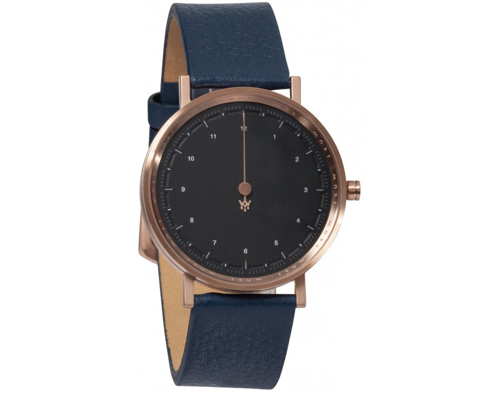 MAST Milano CFO Royal Black BS12-RG504M.BK.18I Reloj monoaguja Cuarzo para Hombre