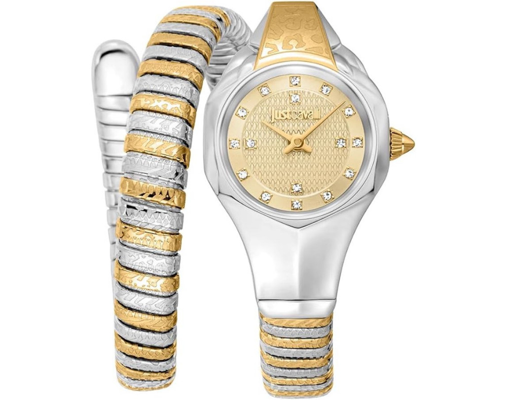 Just Cavalli Signature Snake Amalfi JC1L270M0055 Montre Quartz Femme