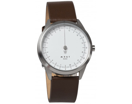 MAST Milano CEO Classic A24-SL403M.WH.14I Man 24 hour Single-hand Quartz Watch