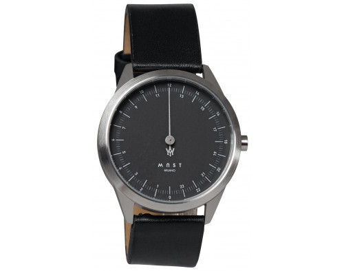 MAST Milano CEO Classic Black A24-SL403M.BK.01I Man 24 hour Single-hand Quartz Watch