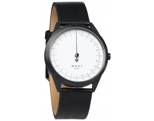MAST Milano CEO Dark A24-BK402M.WH.01I Mens 24 hour Single-hand Quartz Watch