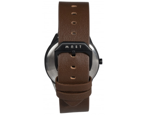 MAST Milano CEO Dark A24-BK402M.WH.14I Mens 24 hour Single-hand Quartz Watch