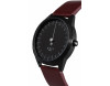 MAST Milano CEO Dark Black A24-BK405M.BK.16I Quarzwerk Herren-Armbanduhr Einzeigeruhr 24 Stunden