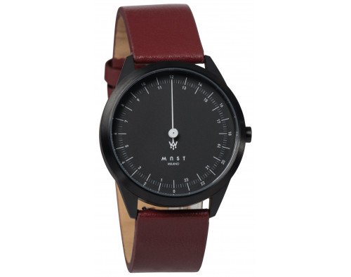 MAST Milano CEO Dark Black A24-BK405M.BK.16I Mens 24 hour Single-hand Quartz Watch