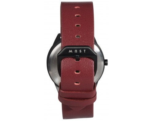 MAST Milano CEO Dark Black A24-BK405M.BK.16I Mens 24 hour Single-hand Quartz Watch