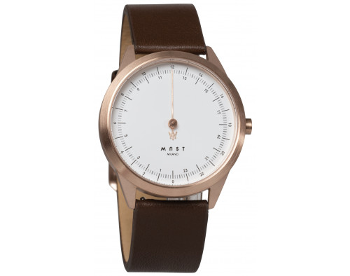 MAST Milano CEO Royal A24-RG404M.WH.14I Mens 24 hour Single-hand Quartz Watch