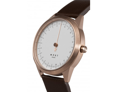 MAST Milano CEO Royal A24-RG404M.WH.14I Reloj monoaguja 24 horas Cuarzo para Hombre