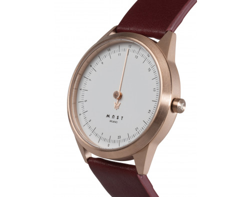 MAST Milano CEO Royal A24-RG404M.WH.16I Reloj monoaguja 24 horas Cuarzo para Hombre