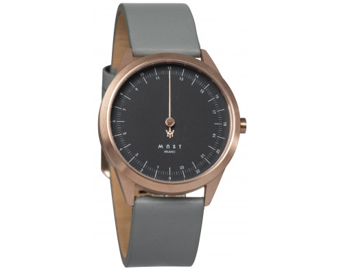 MAST Milano CEO Royal Black A24-RG404M.BK.11I Mens 24 hour Single-hand Quartz Watch