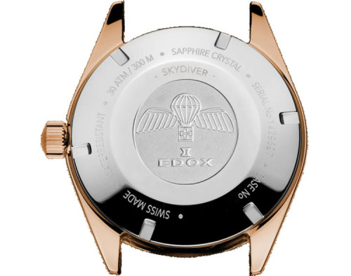 EDOX Skydiver Automatic Lady 80131-37RNM-VDBEI