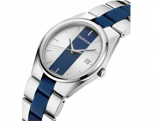Calvin Klein Contrast K9E231VX Quarzwerk Damen-Armbanduhr