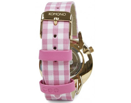 Komono Estelle Vichy Pink Reloj Cuarzo para Mujer