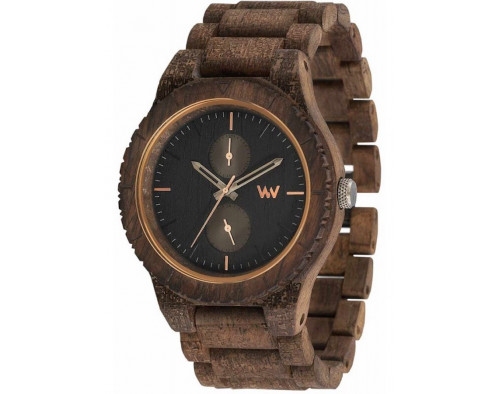 WeWOOD Kean Textile Choco Quarzwerk Herren-Armbanduhr