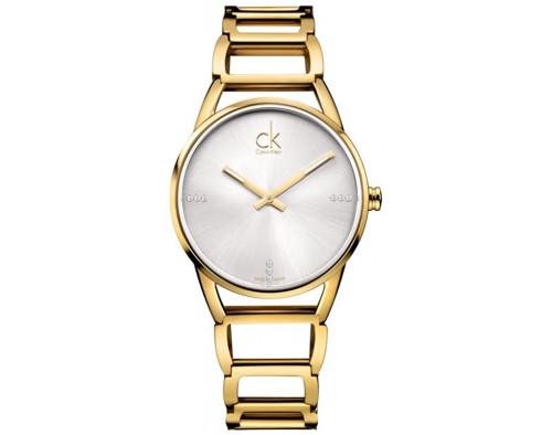 Calvin Klein Stately K3G2352W Quarzwerk Damen-Armbanduhr