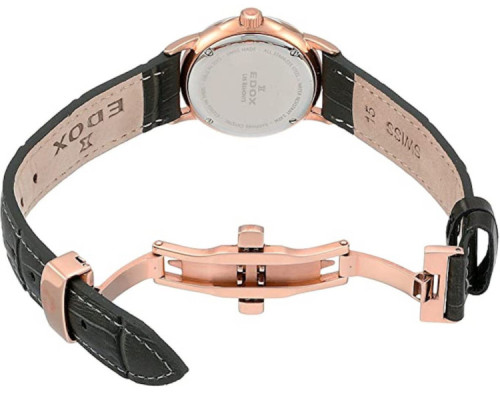EDOX Les Vauberts 57001-37R-GIR Womens Mechanical Watch