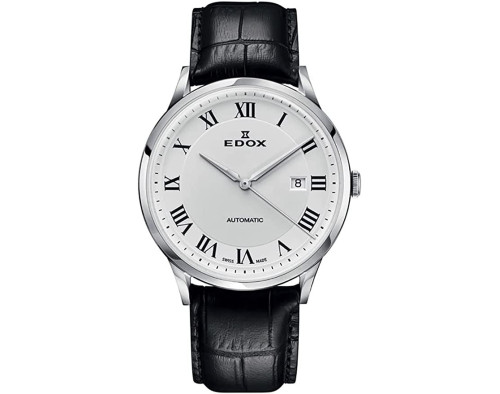 EDOX Les Vauberts 80106-3C-AR Mens Mechanical Watch