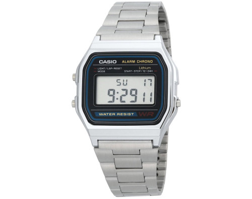 Casio Retro Vintage A158WA-1D Unisex Quartz Watch