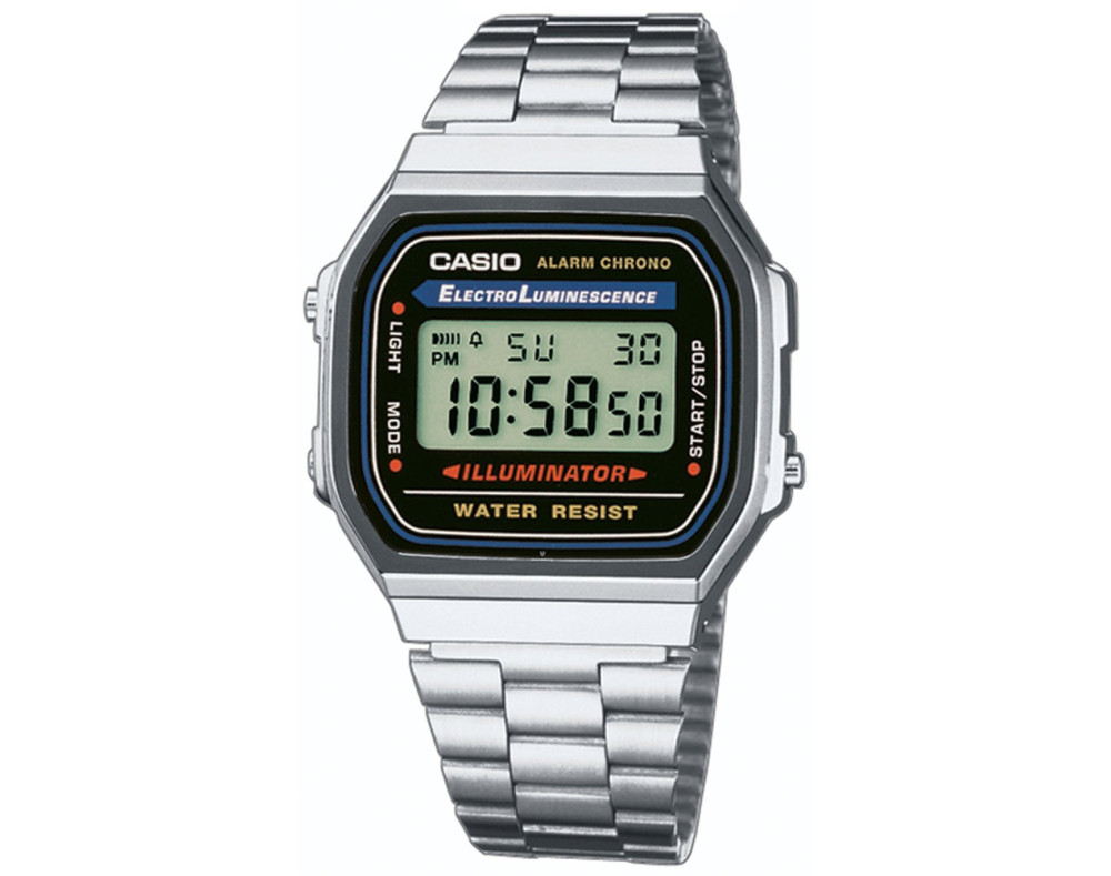Casio Retro Vintage A168WA-1YES Orologio Unisex Al quarzo Casio Retro Vintage A168WA-1YES Orologio Unisex Al quarzo