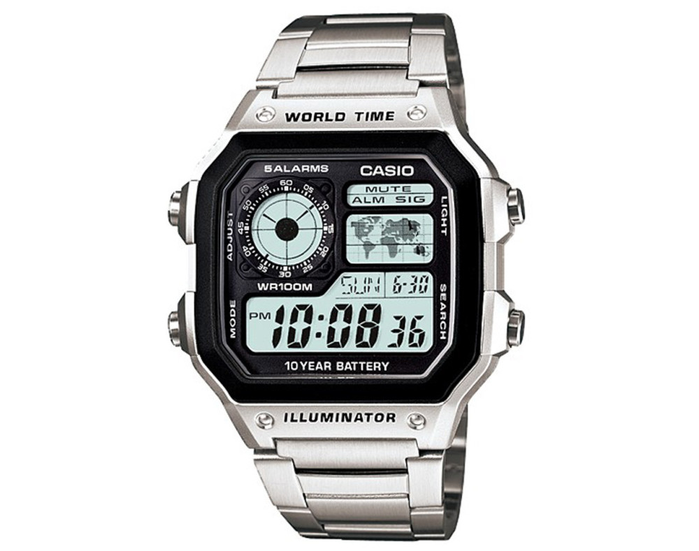 Casio AE-1200WHD-1A Quarzwerk Herren-Armbanduhr