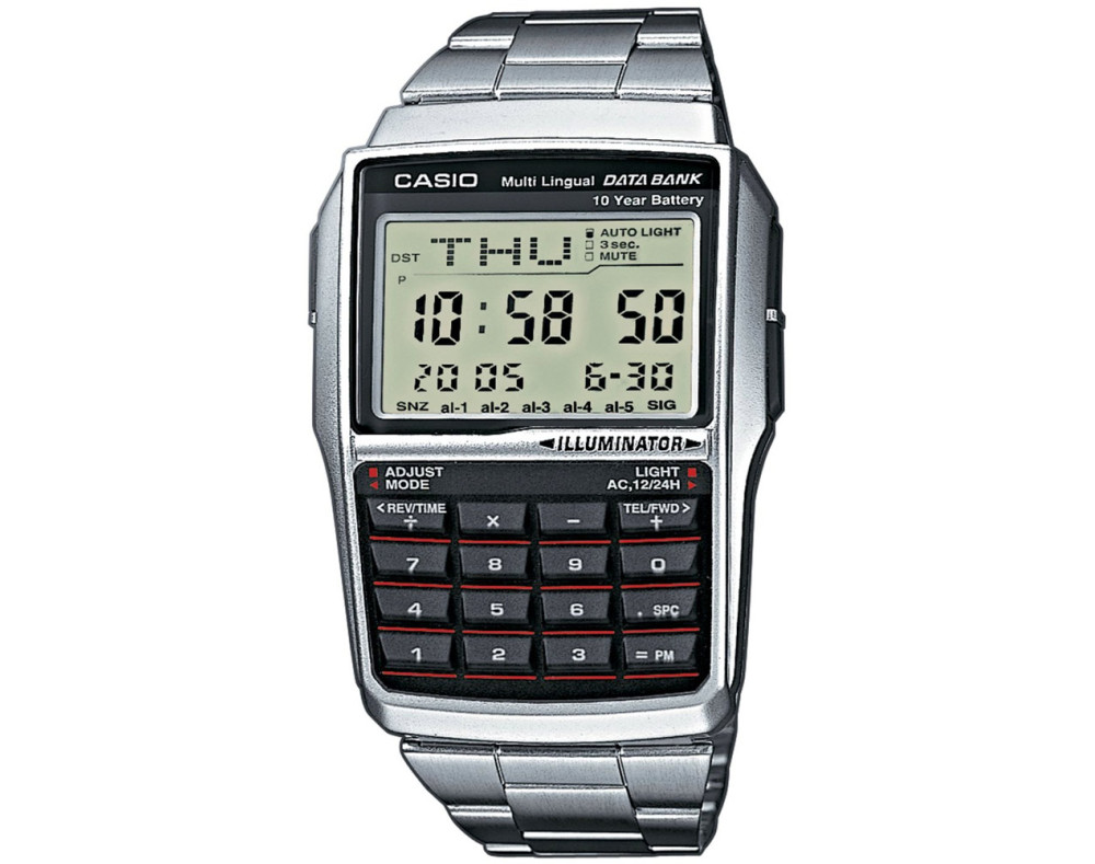 Casio Databank DBC-32D-1A Quarzwerk Unisex-Armbanduhr