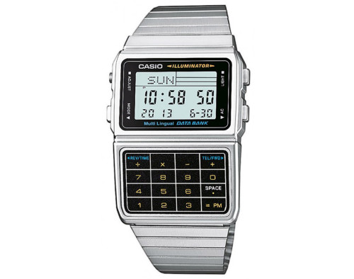 Casio Databank DBC-611-1D Quarzwerk Unisex-Armbanduhr