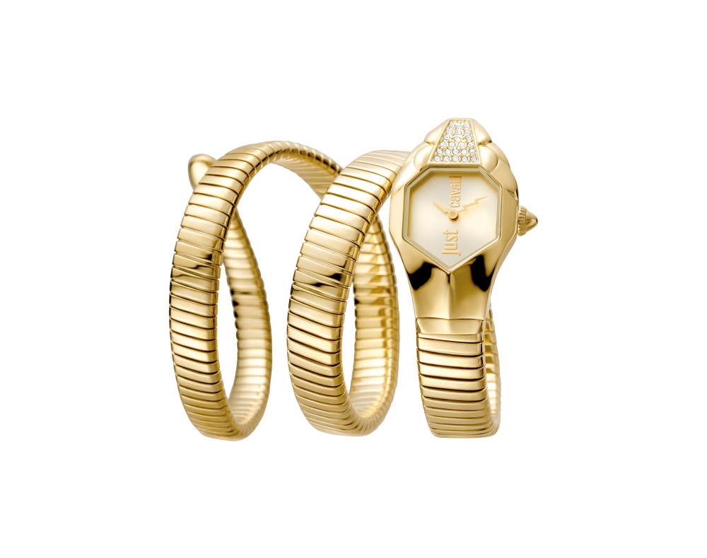 Just Cavalli Signature Snake JC1L022M0025 Quarzwerk Damen-Armbanduhr Just Cavalli Signature Snake JC1L022M0025 Quarzwerk Damen-Armbanduhr