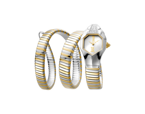 Just Cavalli Signature Snake JC1L022M0045 Quarzwerk Damen-Armbanduhr