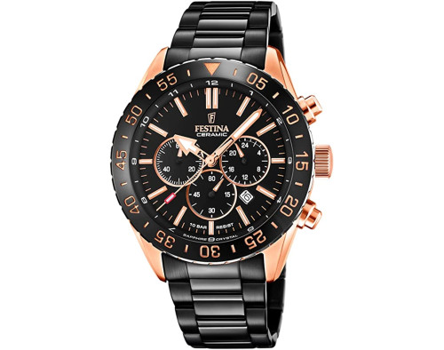 Festina Ceramic F20578/1 Quarzwerk Herren-Armbanduhr