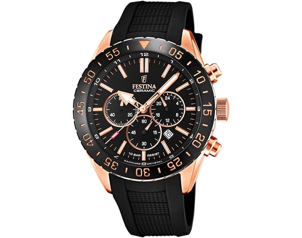 Festina Ceramic F20516/2 Quarzwerk Herren-Armbanduhr