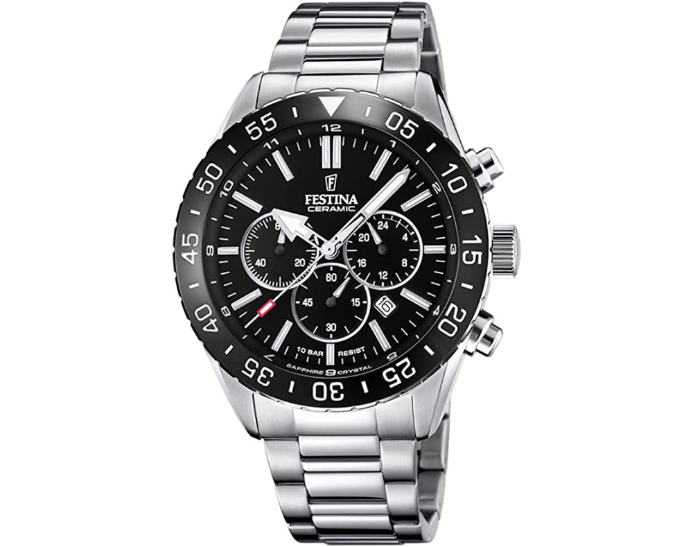 Festina Ceramic F20575/3 Quarzwerk Herren-Armbanduhr