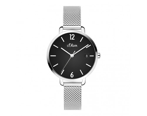 s.Oliver SO-4082-MQ Quarzwerk Damen-Armbanduhr