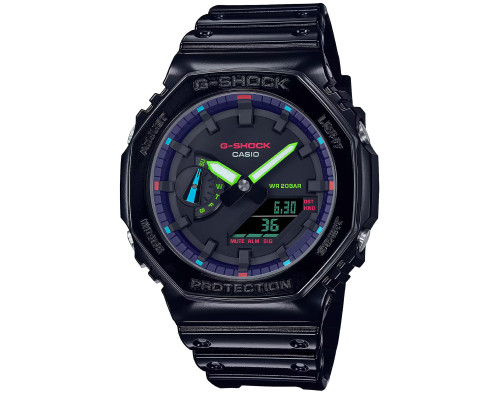 Casio G-Shock GA-2100RGB-1AER Orologio Uomo Al quarzo