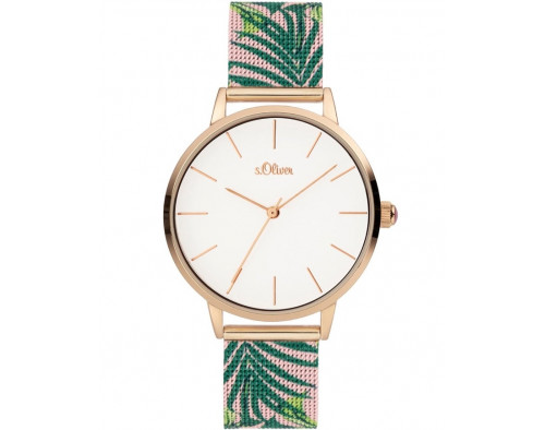 s.Oliver SO-3980-MQ Montre Quartz Femme