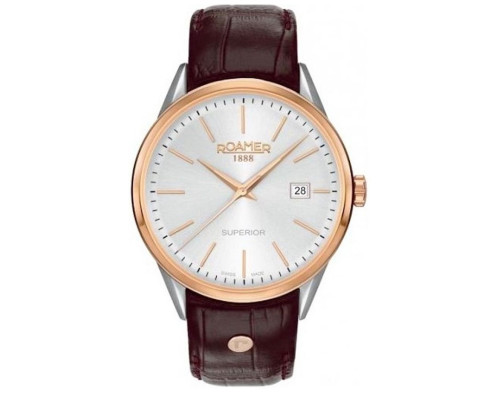 Roamer Superior 3H 508833-49-15-05 Quarzwerk Herren-Armbanduhr