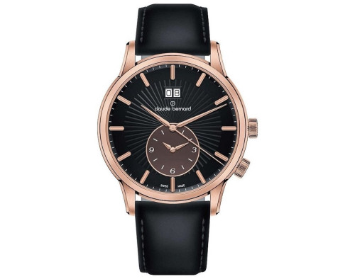 Claude Bernard Classic 2nd Time Zone 62007-37R-NIBRR Orologio Uomo Al quarzo
